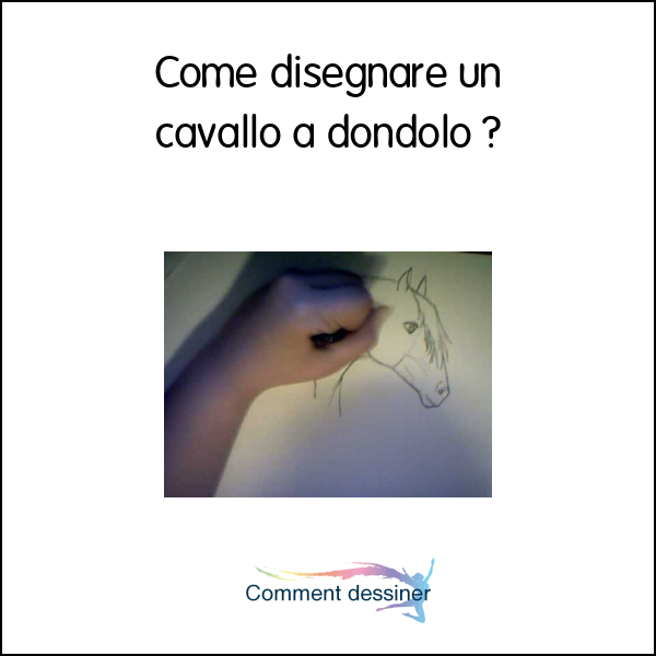Come disegnare un cavallo a dondolo